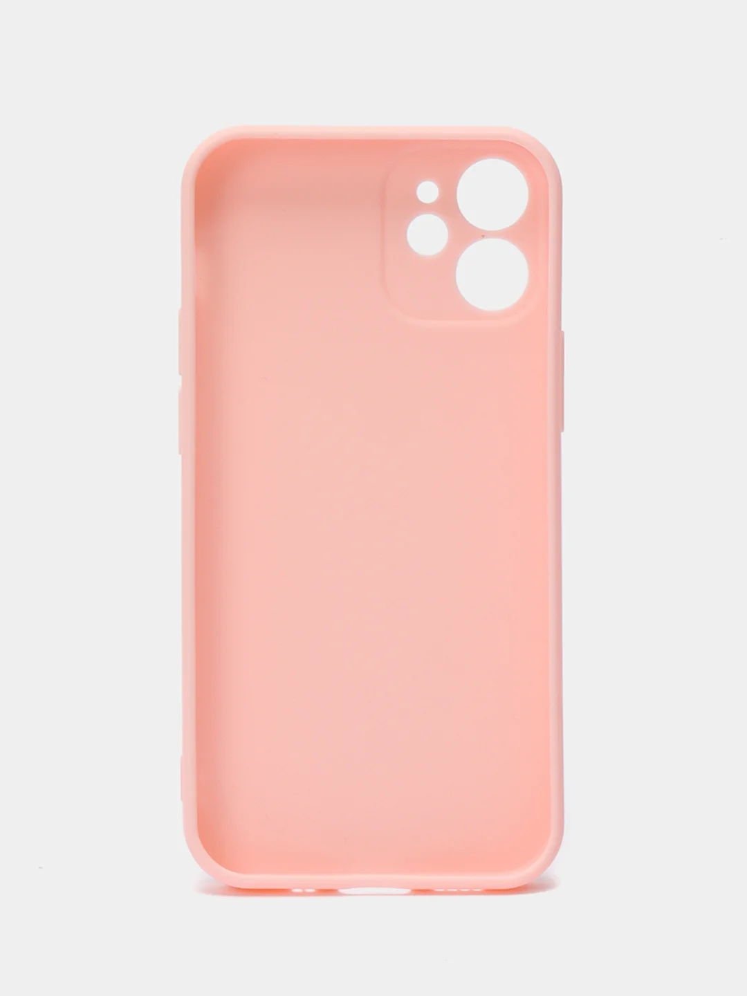 Розовый чехол Silicone Case для iPhone 12, 12 Pro, Max, 12 mini, 13, 13 Pro, Max с защитой камеры
