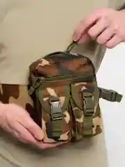 Золотистый хаки тактическая поясная сумка