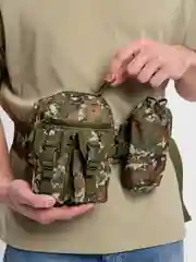 Зелёный хаки тактическая поясная сумка