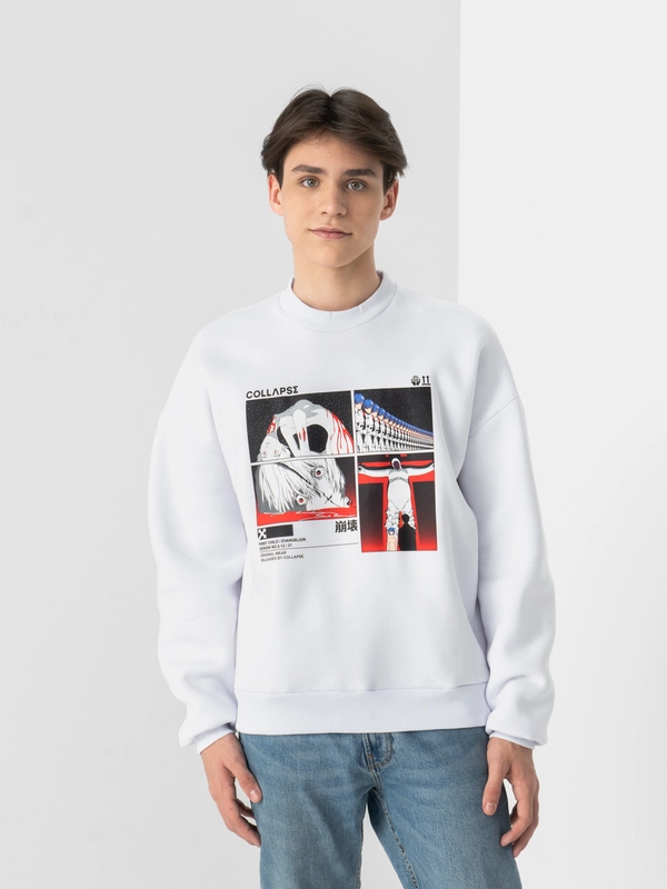 Свитшот аниме Evangelion collapse