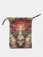 Угольный двусторонняя бархатная сумка для хранения карт Таро
