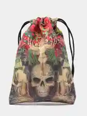 Угольный двусторонняя бархатная сумка для хранения карт Таро