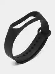Черный ремешок для фитнес-браслета для Xiaomi Mi Band 3 / Mi Band 4 / Mi Band 5 / Mi Band 6