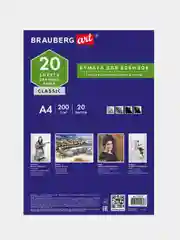 Папка для рисования А4 BRAUBERG "Сирень", 20 листов, 210 х 297 мм