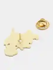 Индиго эмалированная брошь таро