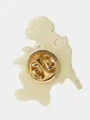Индиго эмалированная брошь таро