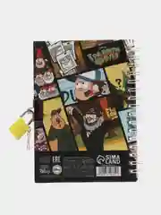 Записная книжка на замочке "Гравити Фолз", А6, 50 листов