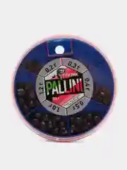 Синий набор рыболовных грузил / груз PALLINI (70-80-100гр)