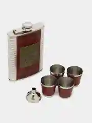 Рыжий подарочный набор: Фляжка с рюмками
