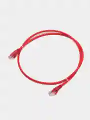 Красный кабель LAN, UTP для интернета, патч-корд Кат.5Е RJ-45/8P8C 1м