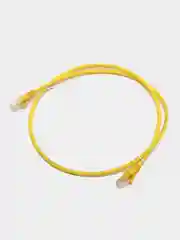 Желтый кабель LAN, UTP для интернета, патч-корд Кат.5Е RJ-45/8P8C 1м