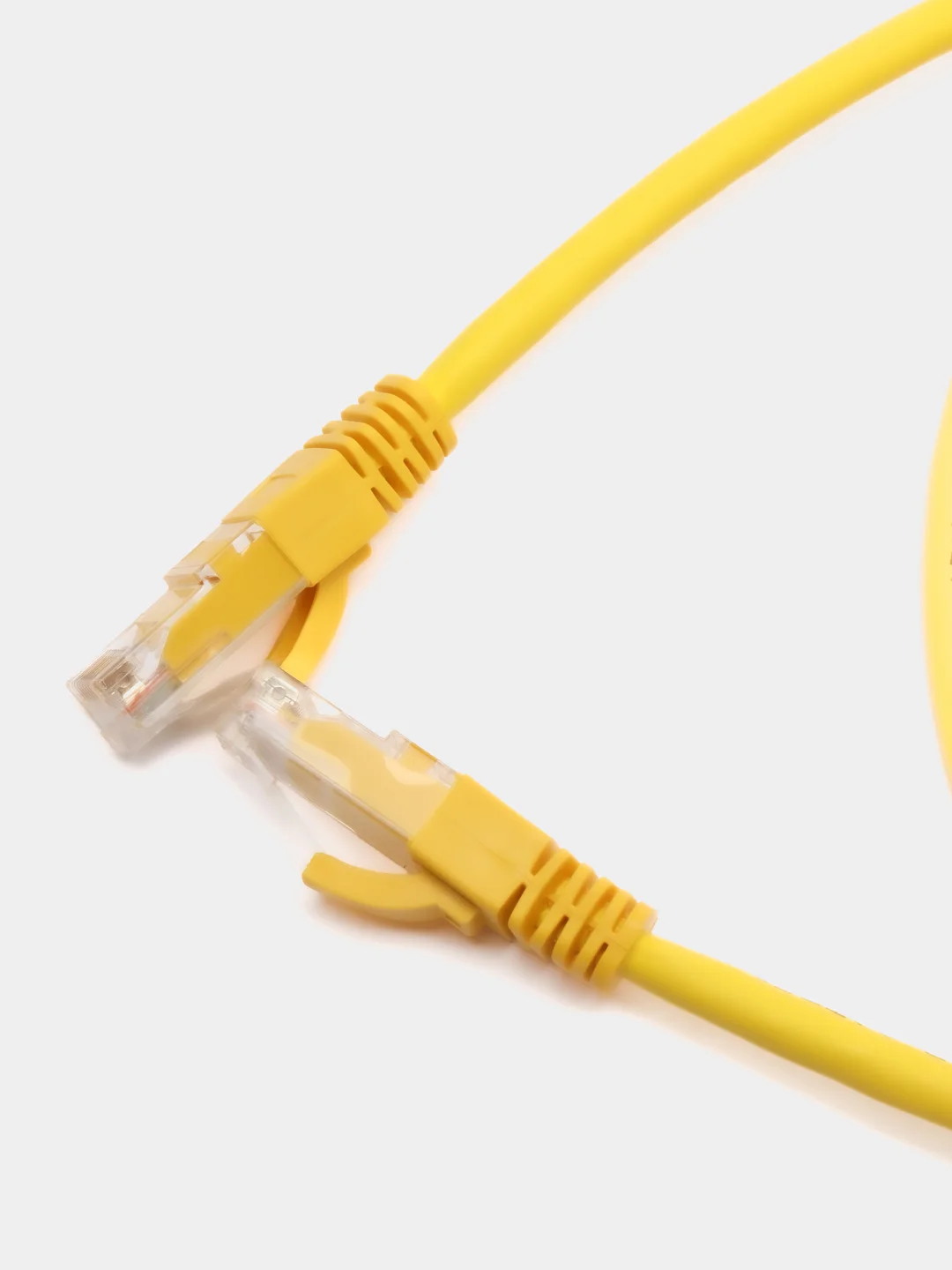 Желтый кабель LAN, UTP для интернета, патч-корд Кат.5Е RJ-45/8P8C 1м