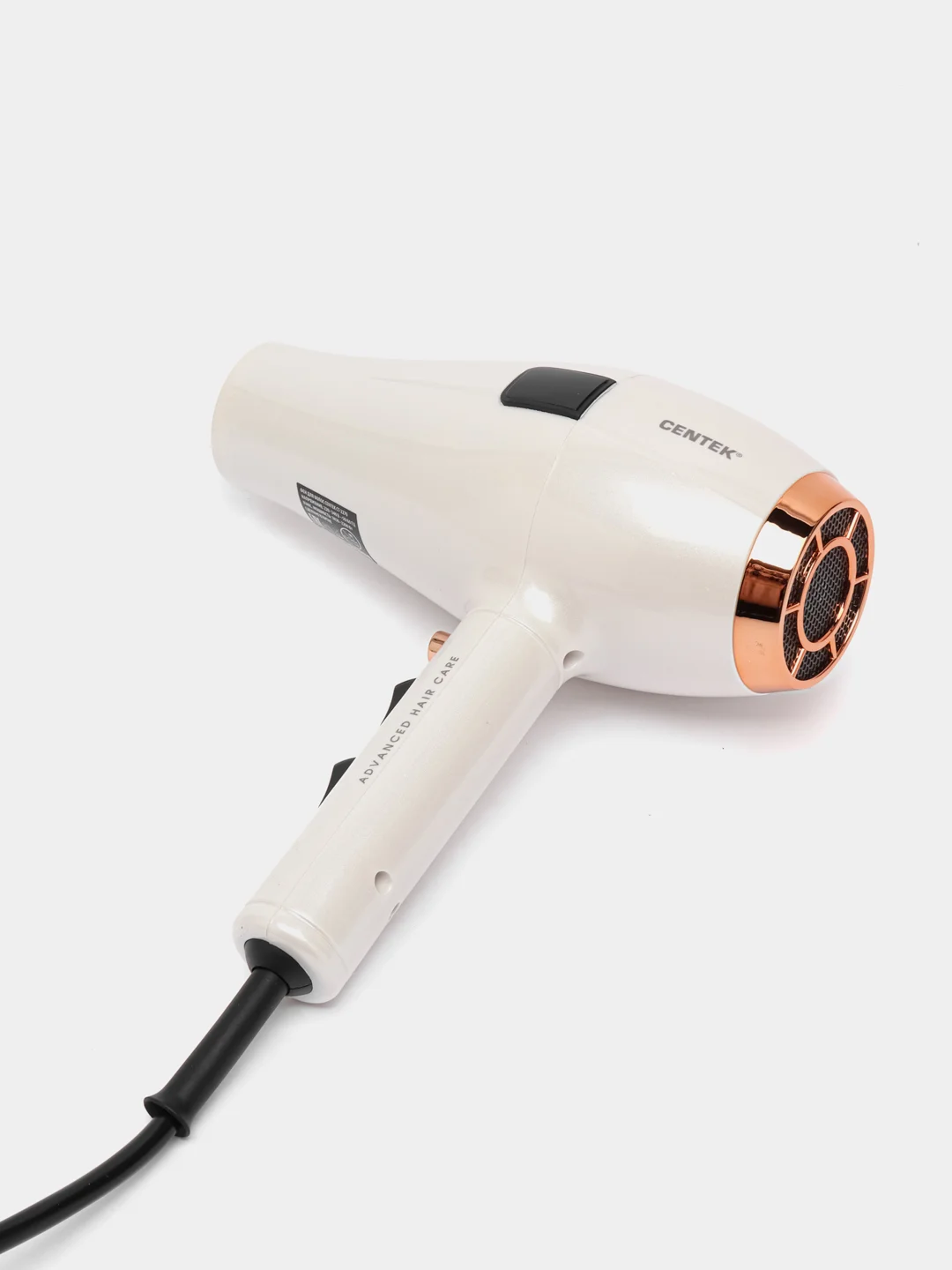 Фен Centek CT-2270, 2200 Вт, 2 концентратора, 2 режима мощности, 2 режима температуры
