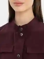 Багровый комбинезон с шортами, женский