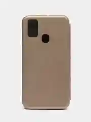 Золотой чехол-книжка для Samsung Galaxy M21, A32 2021