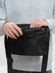 Черный сумка мужская через плечо, барсетка