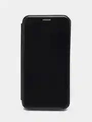 Черный чехол книжка Samsung Galaxy A6 Plus 2018 / J8 2018, Самсунг Галакси А6 Плюс / Джи8 2018