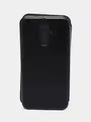 Синий чехол книжка Samsung Galaxy A6 Plus 2018 / J8 2018, Самсунг Галакси А6 Плюс / Джи8 2018
