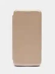 Золотой чехол-книжка на Xiaomi Redmi 7A, Сяоми Редм