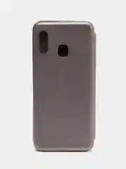Серый чехол-книжка для Samsung Galaxy A20, A30 (Самсунг Галакси А20, А30)