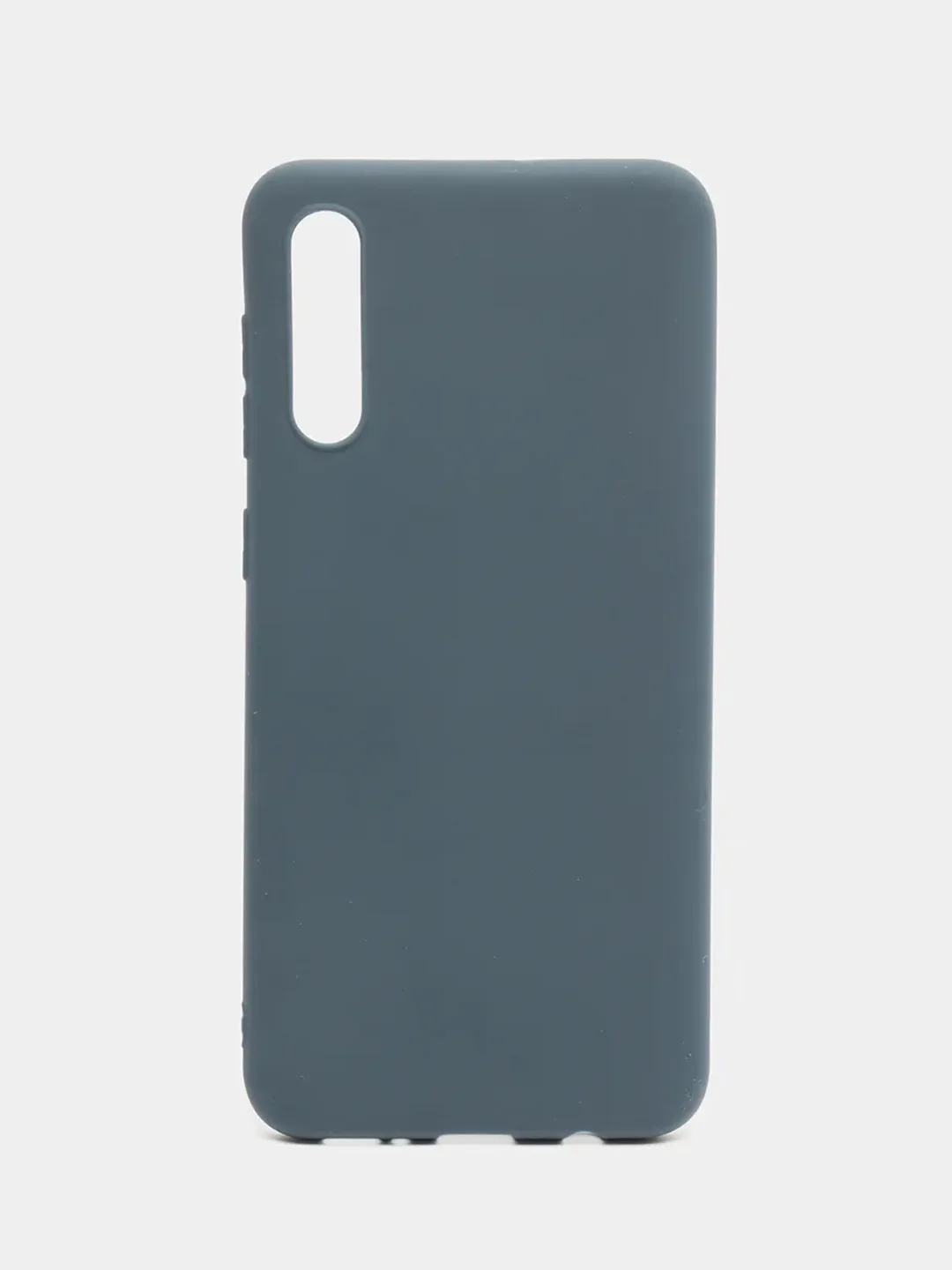 Синий чехол Samsung Galaxy A50, A50s, A30s (Самсунг Галакси А50, А30С), прозрачный
