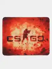Оранжевый игровой коврик для мыши CS GO (Counter Strike), CS 2, 260 х 210 мм, тканевый оружие