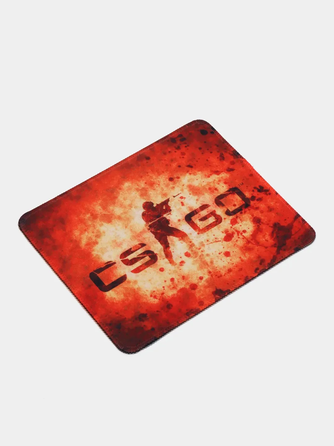 Оранжевый игровой коврик для мыши CS GO (Counter Strike), CS 2, 260 х 210 мм, тканевый оружие