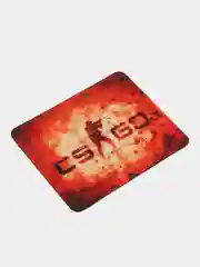 Оранжевый игровой коврик для мыши CS GO (Counter Strike), CS 2, 260 х 210 мм, тканевый оружие