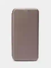 Серебряный чехол книжка на Xiaomi Redmi Note 5 / Note 5 Pro, Сяоми Редми Нот 5 / Нот 5 Про