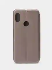 Серебряный чехол книжка на Xiaomi Redmi Note 5 / Note 5 Pro, Сяоми Редми Нот 5 / Нот 5 Про