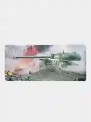 Синий меланж коврик для мыши и клавиатуры, 10 принтов, World of Tanks WOT War Thunder, с танком 70х30