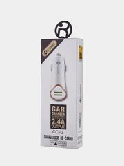 Автомобильное з/у USB с кабелем COKIKE CC-3  Micro