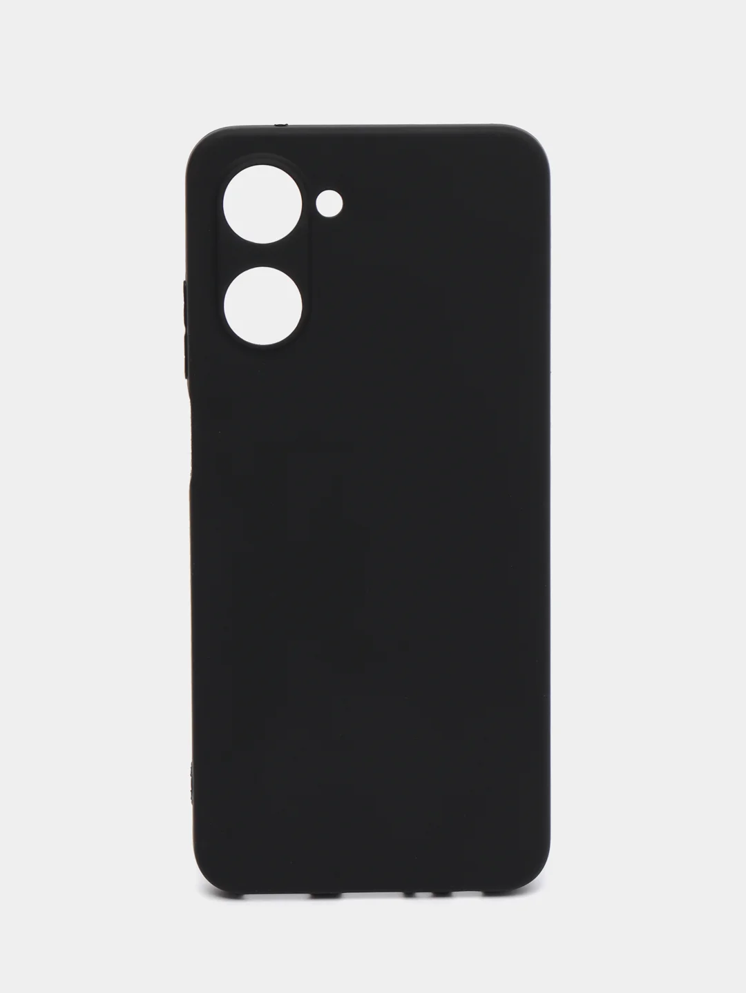 Черный чехол для Realme 10 4G (Реалми 10 4G), черный, прозрачный, противоударный