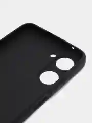Черный чехол для Realme 10 4G (Реалми 10 4G), черный, прозрачный, противоударный