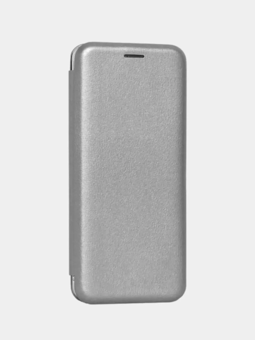Серебряный чехол книжка на Xiaomi Redmi Note 8T, Сяоми Редми Нот 8Т
