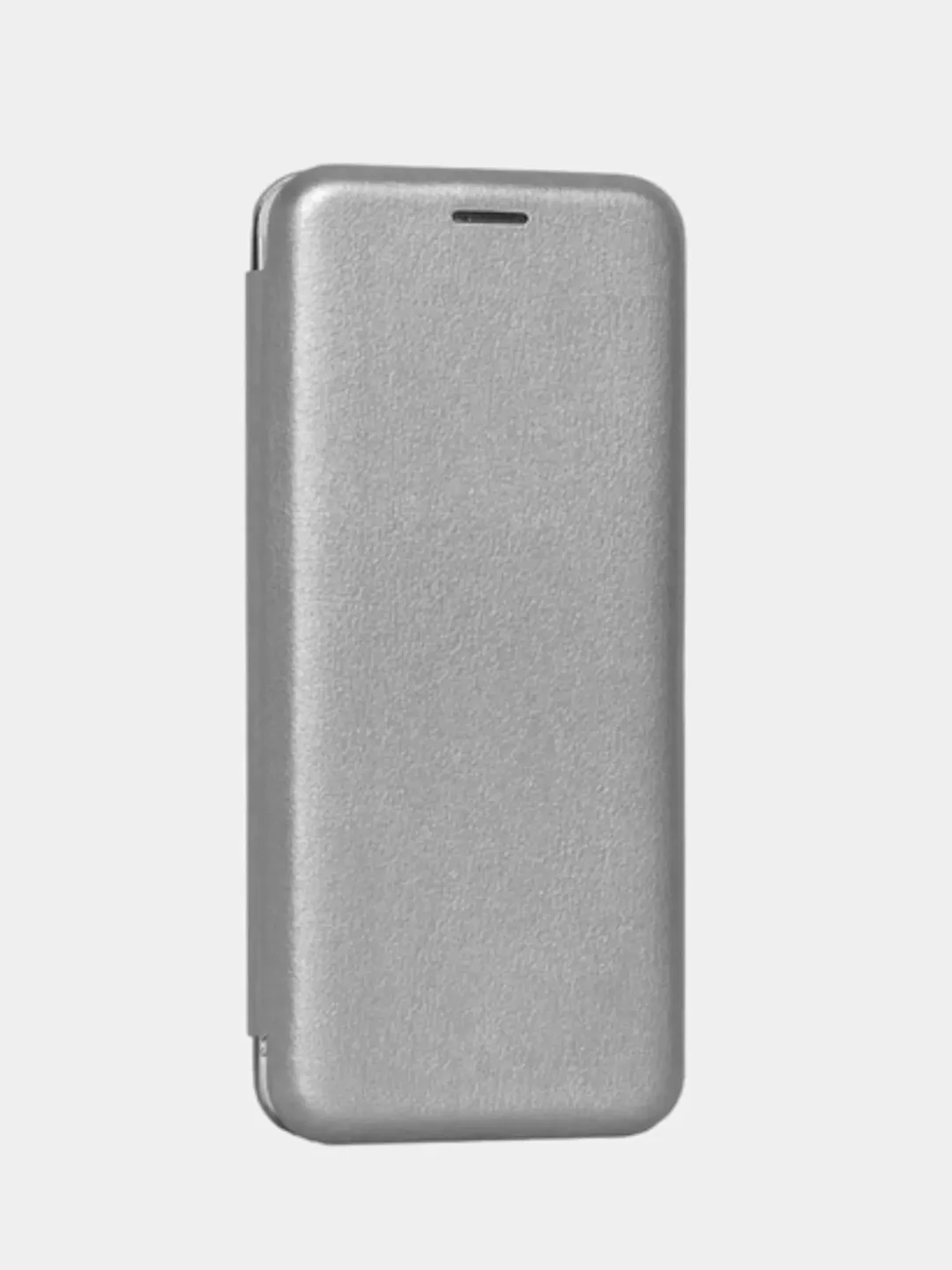 Серебряный чехол-книжка на Xiaomi Redmi 7A, Сяоми Редм