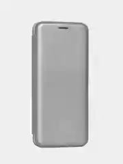 Серебряный чехол-книжка на Xiaomi Redmi 7A, Сяоми Редм
