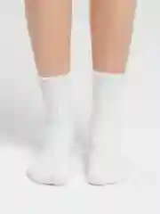 Белый шерстяные термо носки