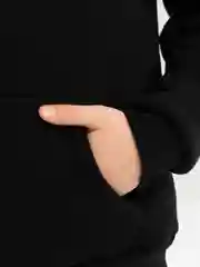 Черный костюм спортивный детский утепленный