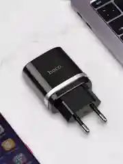 Белый сетевое зарядное устройство HOCO C12Q, QC3.0, до 3A, 18W