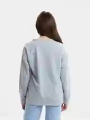 Серый свитшот женский