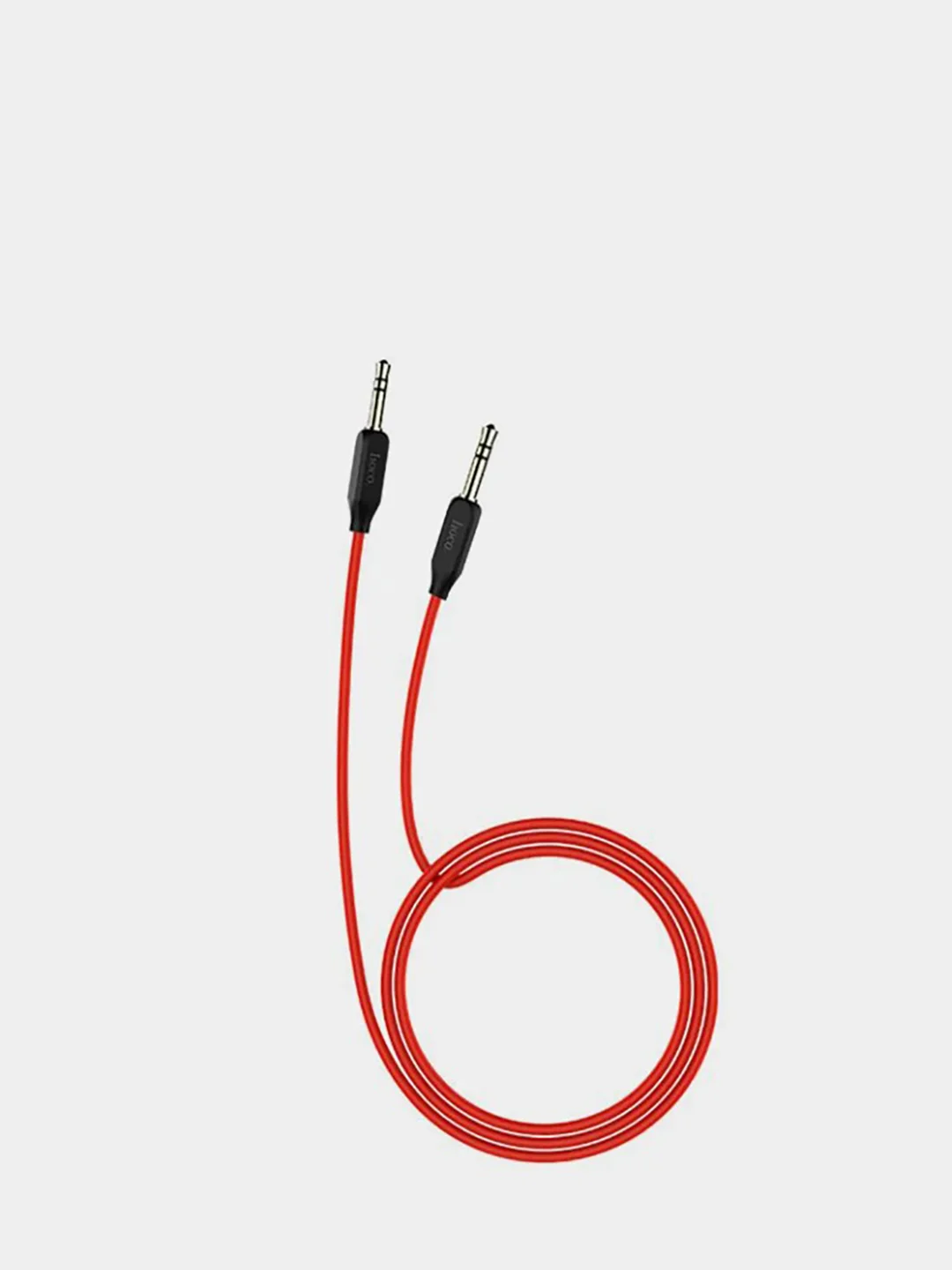 Красный aux-кабель Hoco UPA11 3.5mm Jack