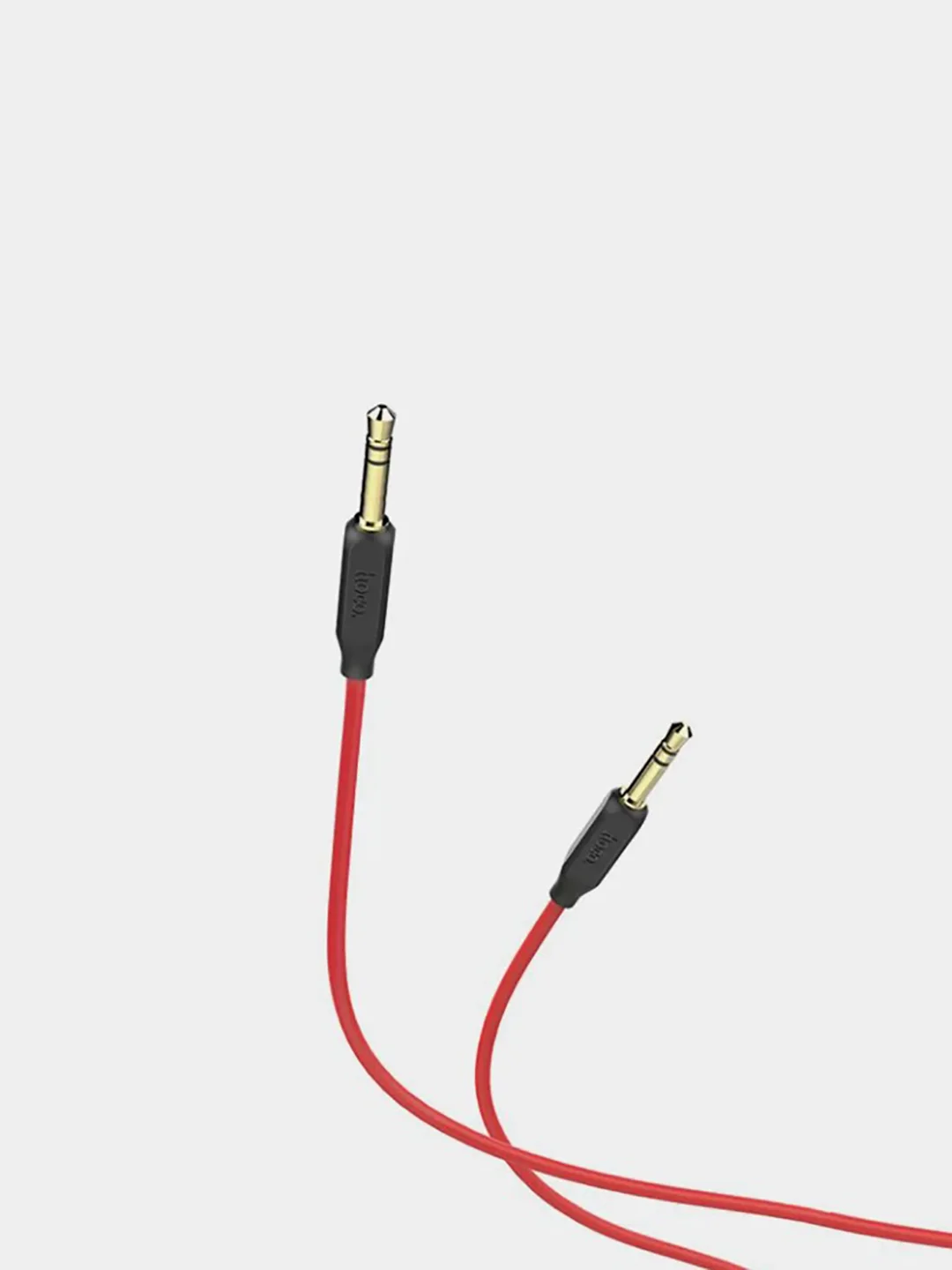 Красный aux-кабель Hoco UPA11 3.5mm Jack