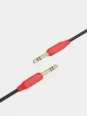 Красный aux-кабель Hoco UPA11 3.5mm Jack