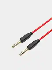 Красный aux-кабель Hoco UPA11 3.5mm Jack