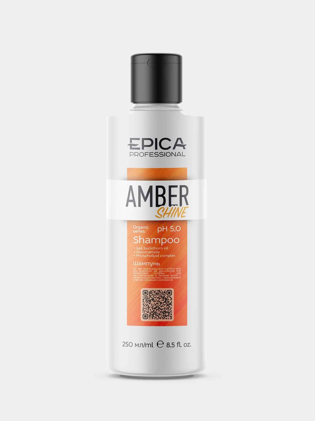 Шампунь для восстановления и питания с облепиховым маслом EPICA Amber Shine ORGANIC
