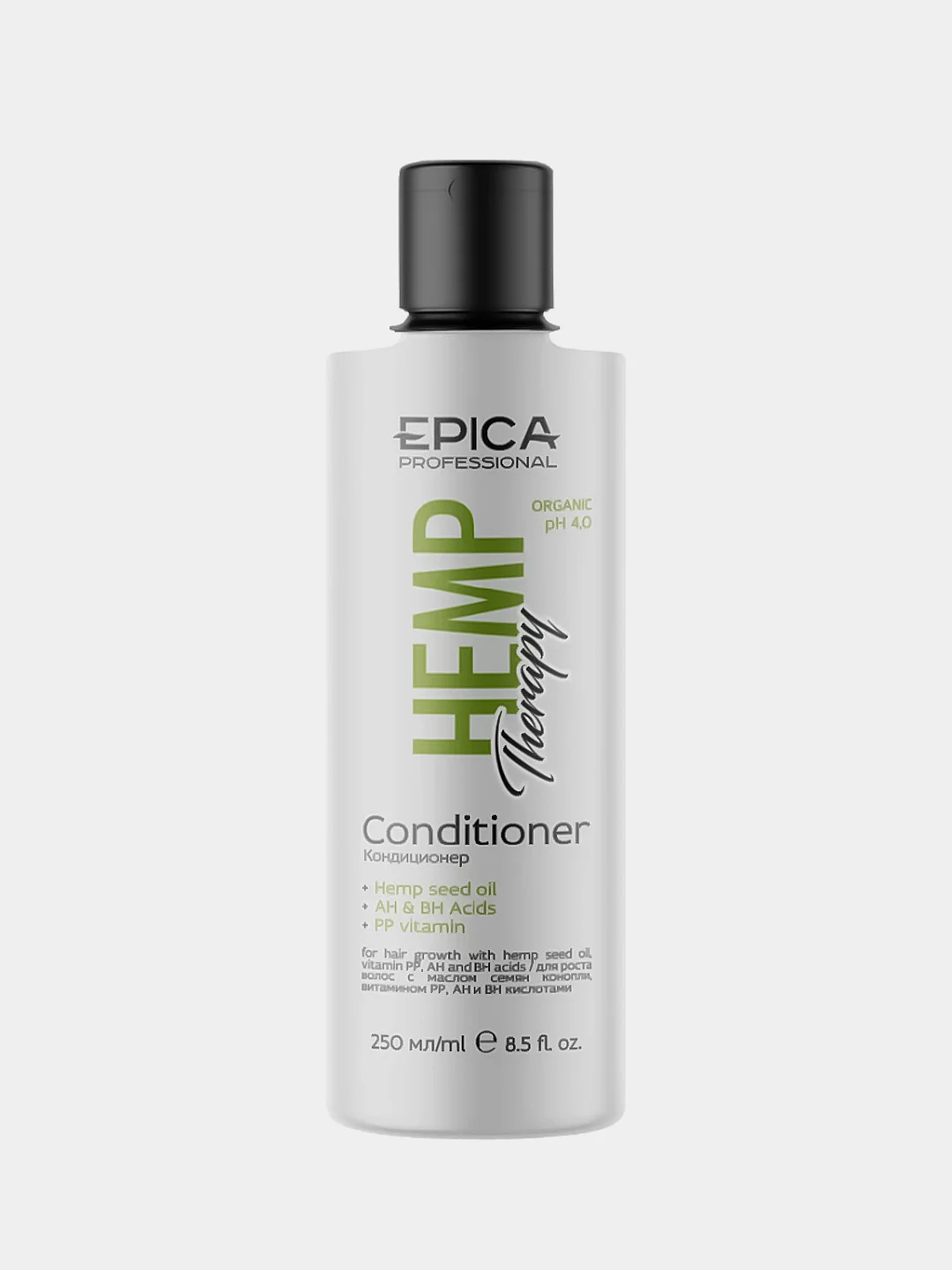 Кондиционер для роста с маслом семян конопли Epica Hemp Therapy Сonditioner