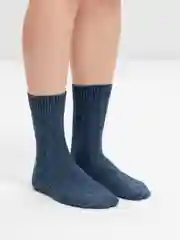 Синий зимние носки мужские, теплые