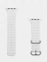 Белый силиконовый ремешок Ocean Watch для Apple Watch Series Ultra 8 7 6 5 SE