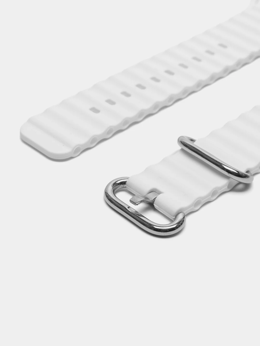 Бежевый меланж силиконовый ремешок Ocean Watch для Apple Watch Series Ultra 8 7 6 5 SE